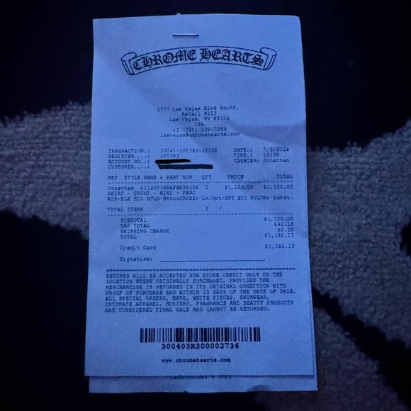 CHROME HEARTS CARGO SKIRT - Picture 3 of 3